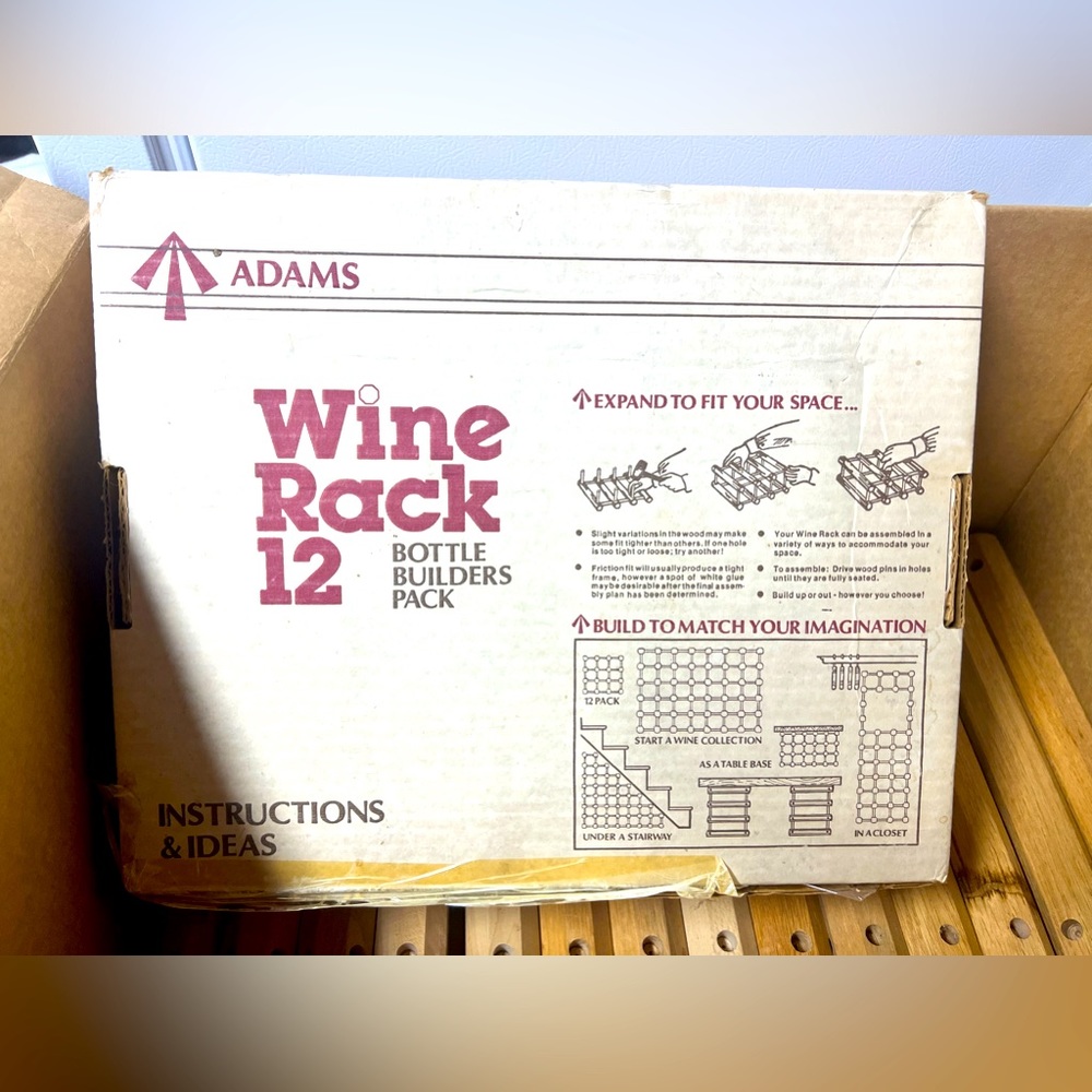 JK Adams Co. Hardwood Wine Rack 70+ bottles